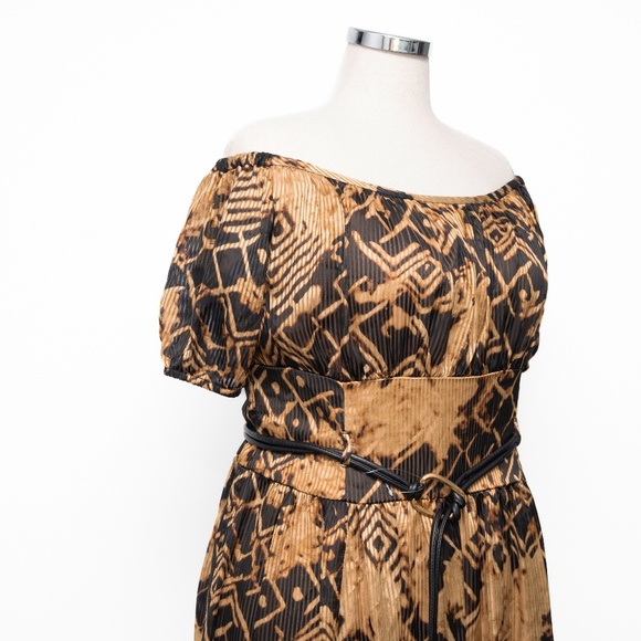 Donna Karan New York - Off-The-Shoulder Midi Dress - Picture 14 of 15